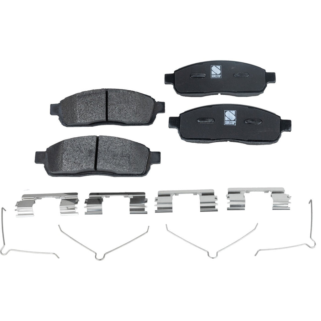 Brake Rotor Brake Pad Kit For 2004-2008 Ford F-150 Front Solid