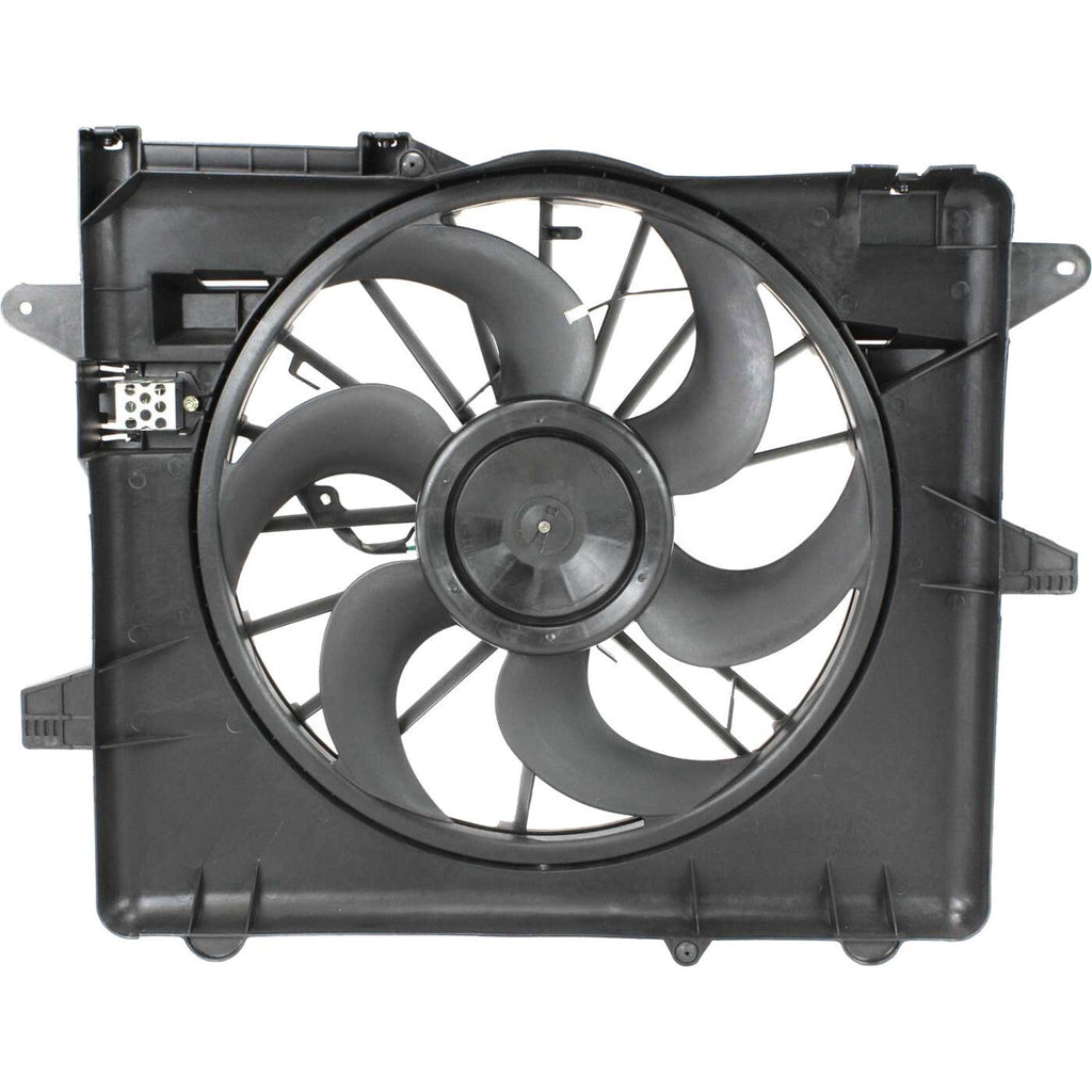 Radiator Cooling Fan For 2005-2014 Ford Mustang with Blade Motor and Shroud