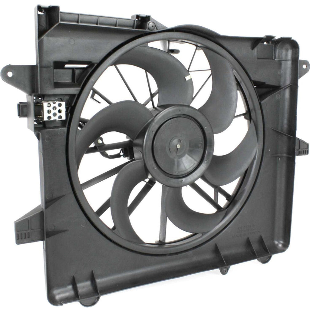 Radiator Cooling Fan For 2005-2014 Ford Mustang with Blade Motor and Shroud