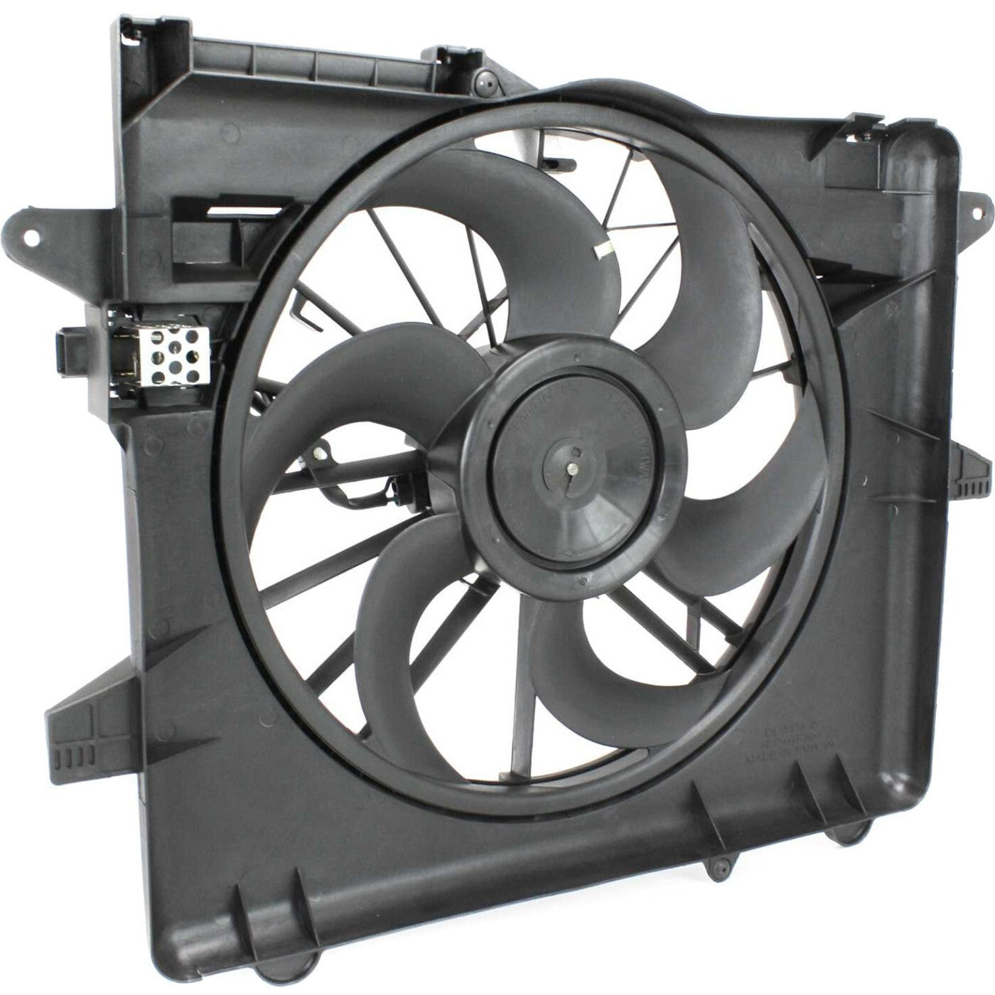 Radiator Cooling Fan For 2005-2014 Ford Mustang with Blade Motor and Shroud