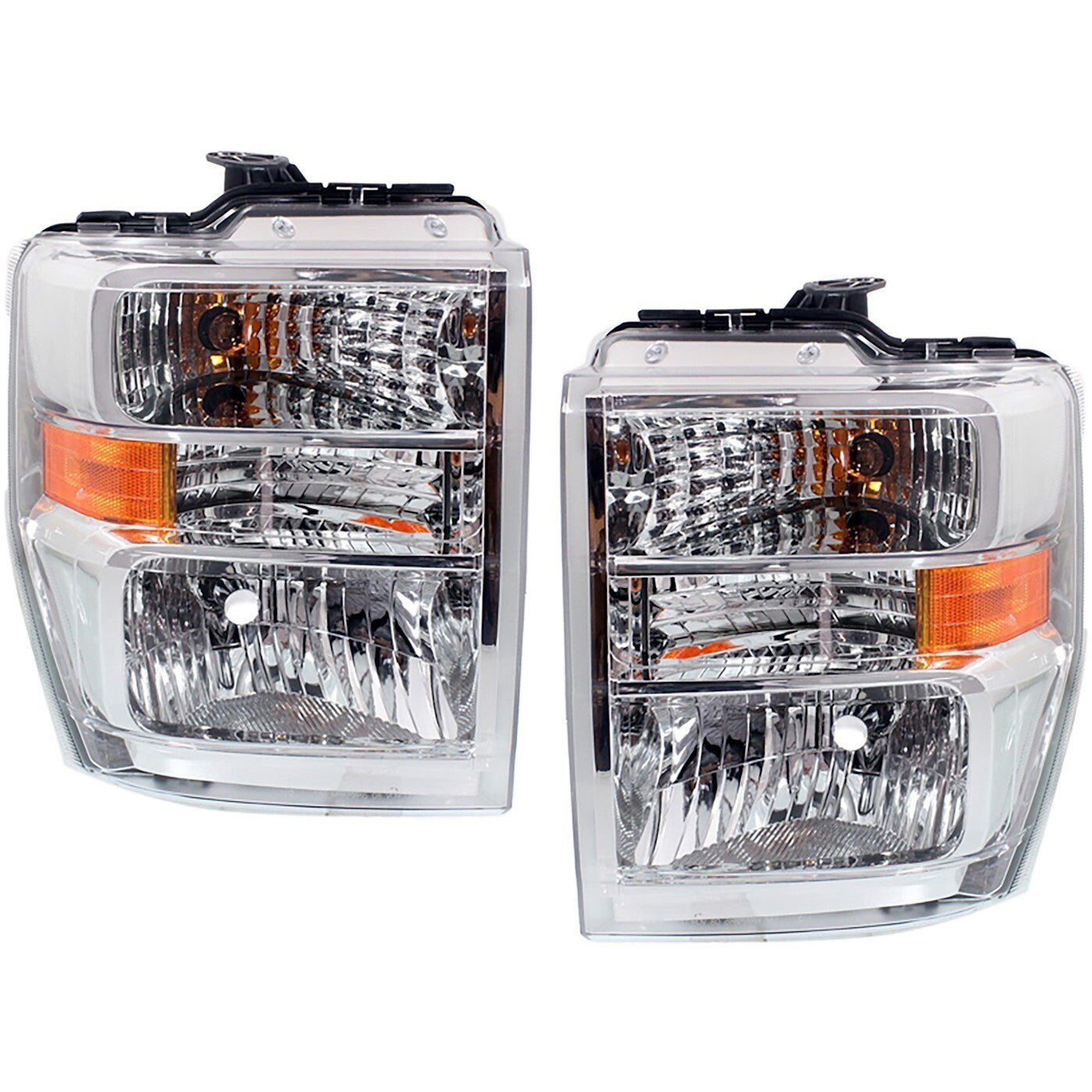 Left Right Headlights For Ford E-350 Super Duty 2008-2025 Halogen w/ Bulb/s CAPA