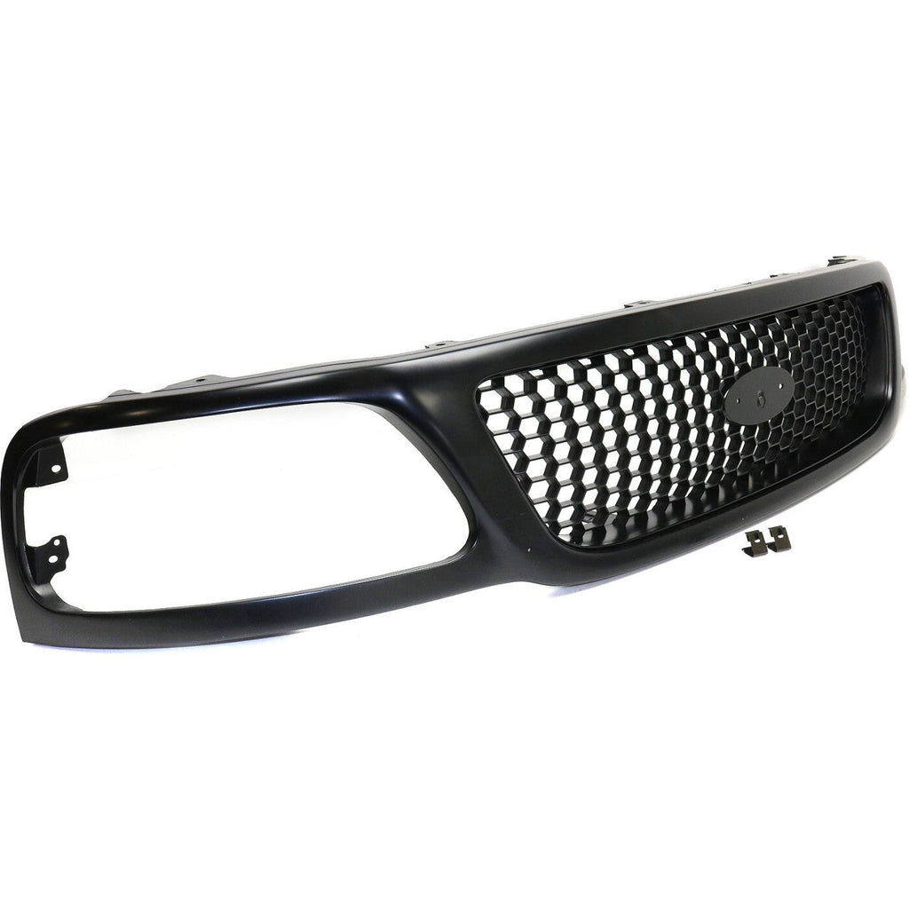 Grille For 1999-2004 Ford F-150 1999 F-250 Primed Honeycomb Insert