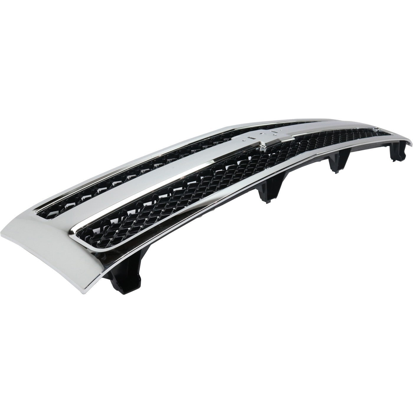 Grille For 2007-2013 Chevrolet Silverado 1500 Chrome Shell w/ Black Insert