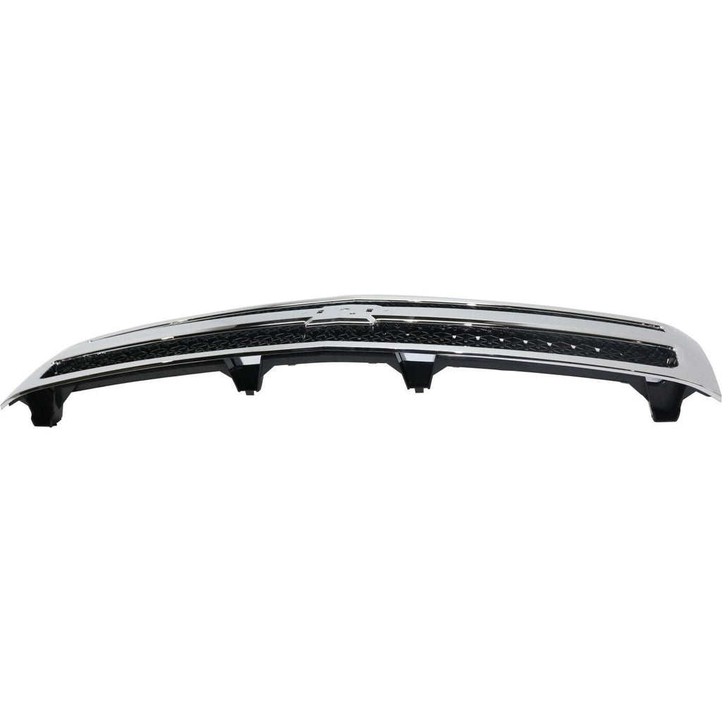 Grille For 2007-2013 Chevrolet Silverado 1500 Chrome Shell w/ Black Insert