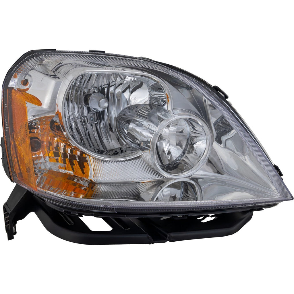 Driver and Passenger Headlights For Ford Five Hundred 2005-2007 Halogen w/ Bulbs
