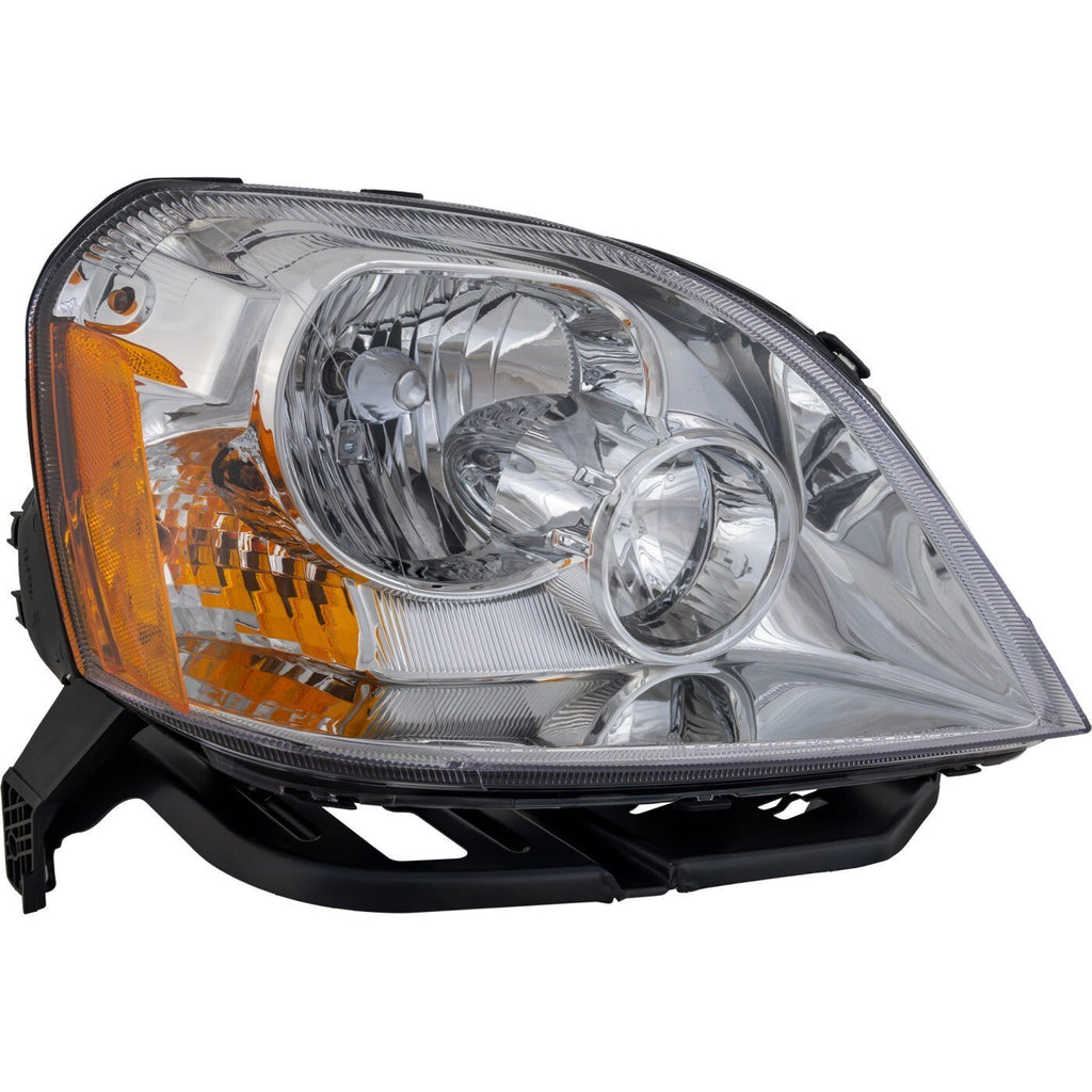 Driver and Passenger Headlights For Ford Five Hundred 2005-2007 Halogen w/ Bulbs