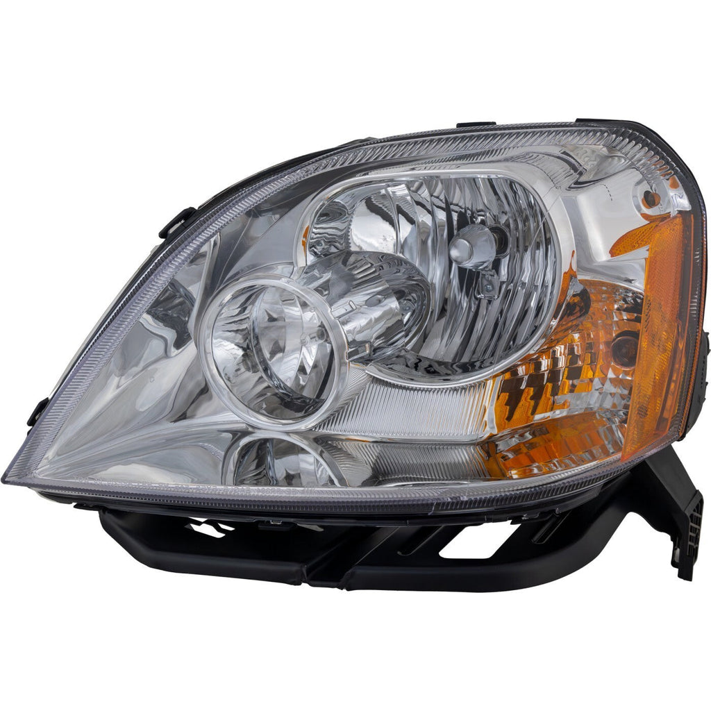 Driver and Passenger Headlights For Ford Five Hundred 2005-2007 Halogen w/ Bulbs