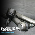 Tie Rod End Set For 2014-2018 Jeep Cherokee Front Left and Right Outer