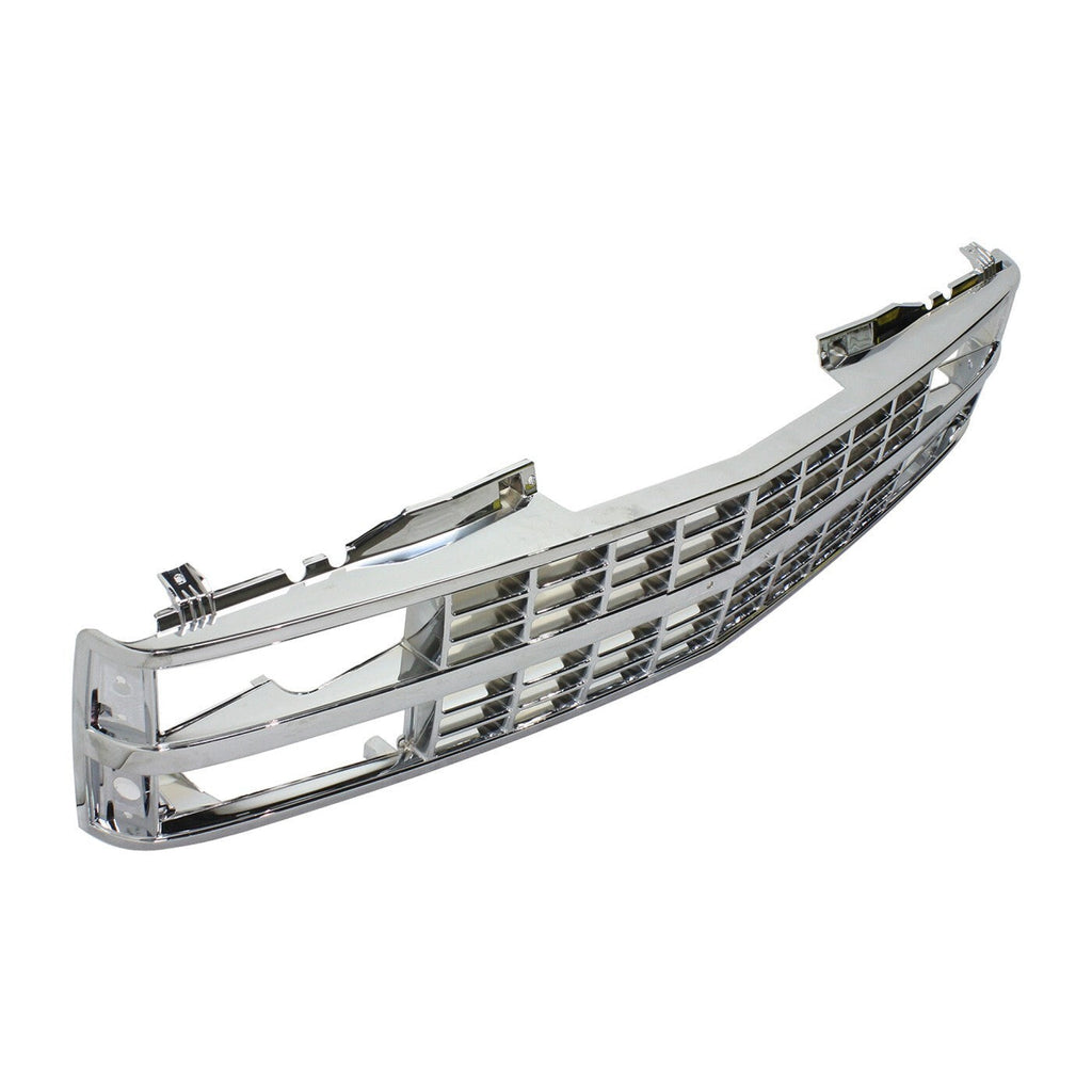 Grille Assembly For 1988-1993 Chevrolet C1500 K1500 C2500 K2500 Chrome Plastic