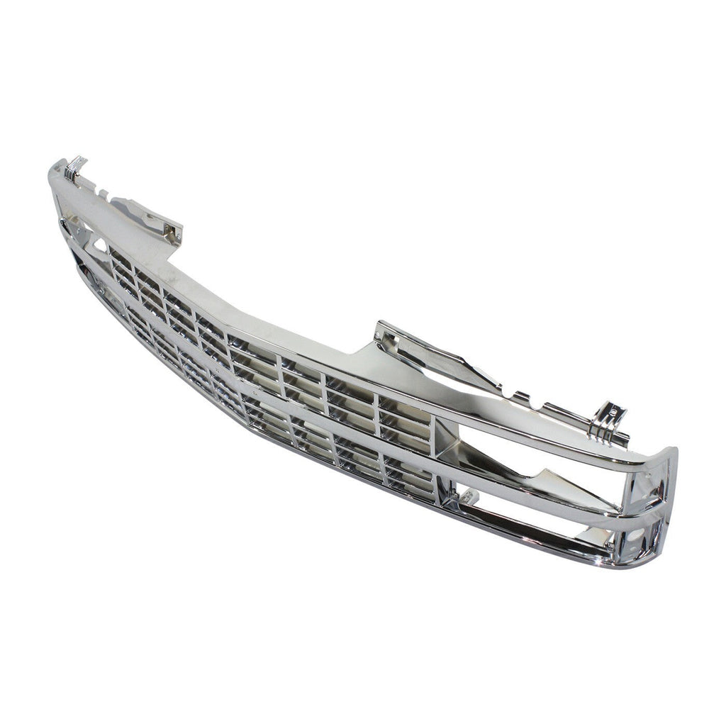 Grille Assembly For 1988-1993 Chevrolet C1500 K1500 C2500 K2500 Chrome Plastic