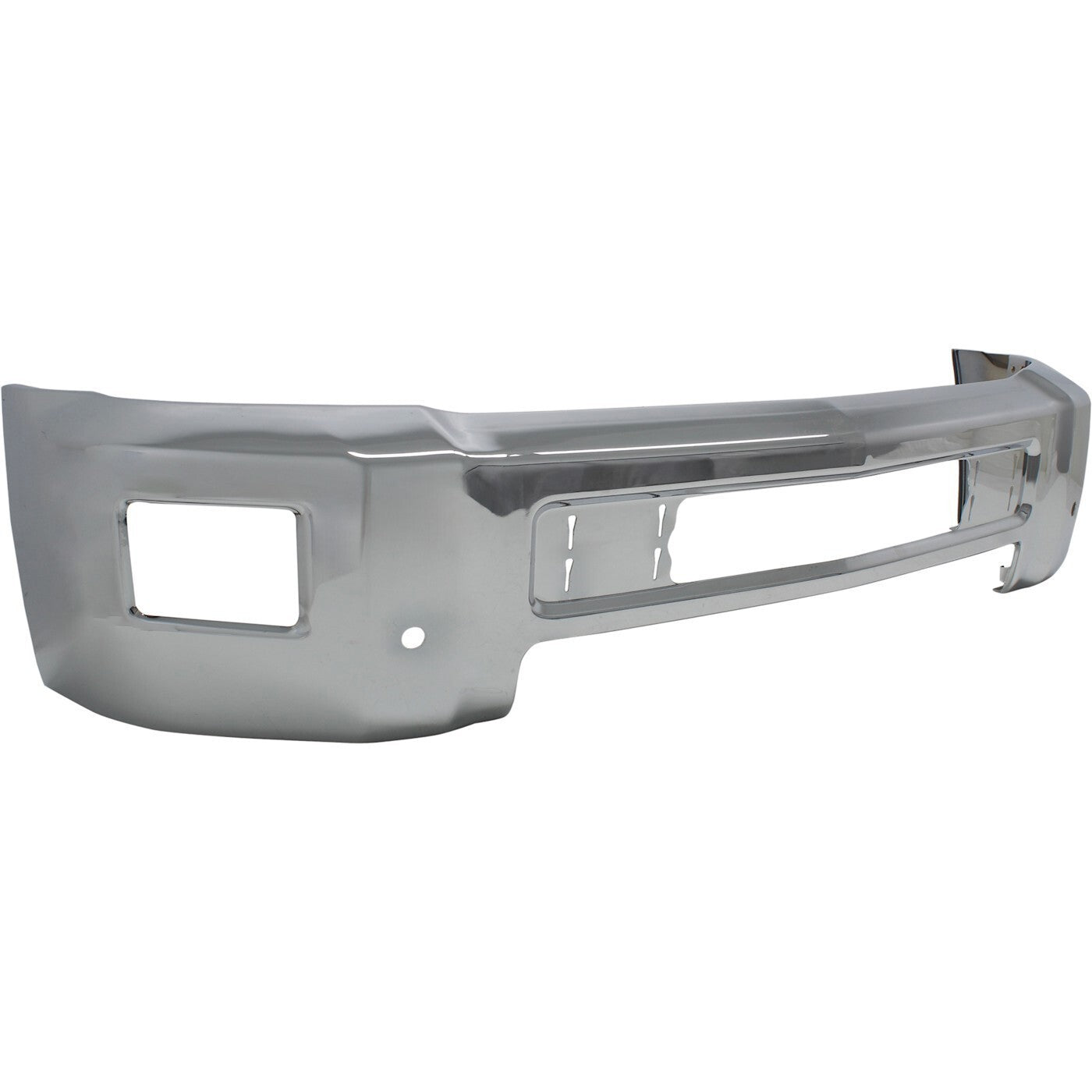 Front Bumper For 2015-2019 Chevy Silverado 2500 HD Chrome With Fog Light Holes