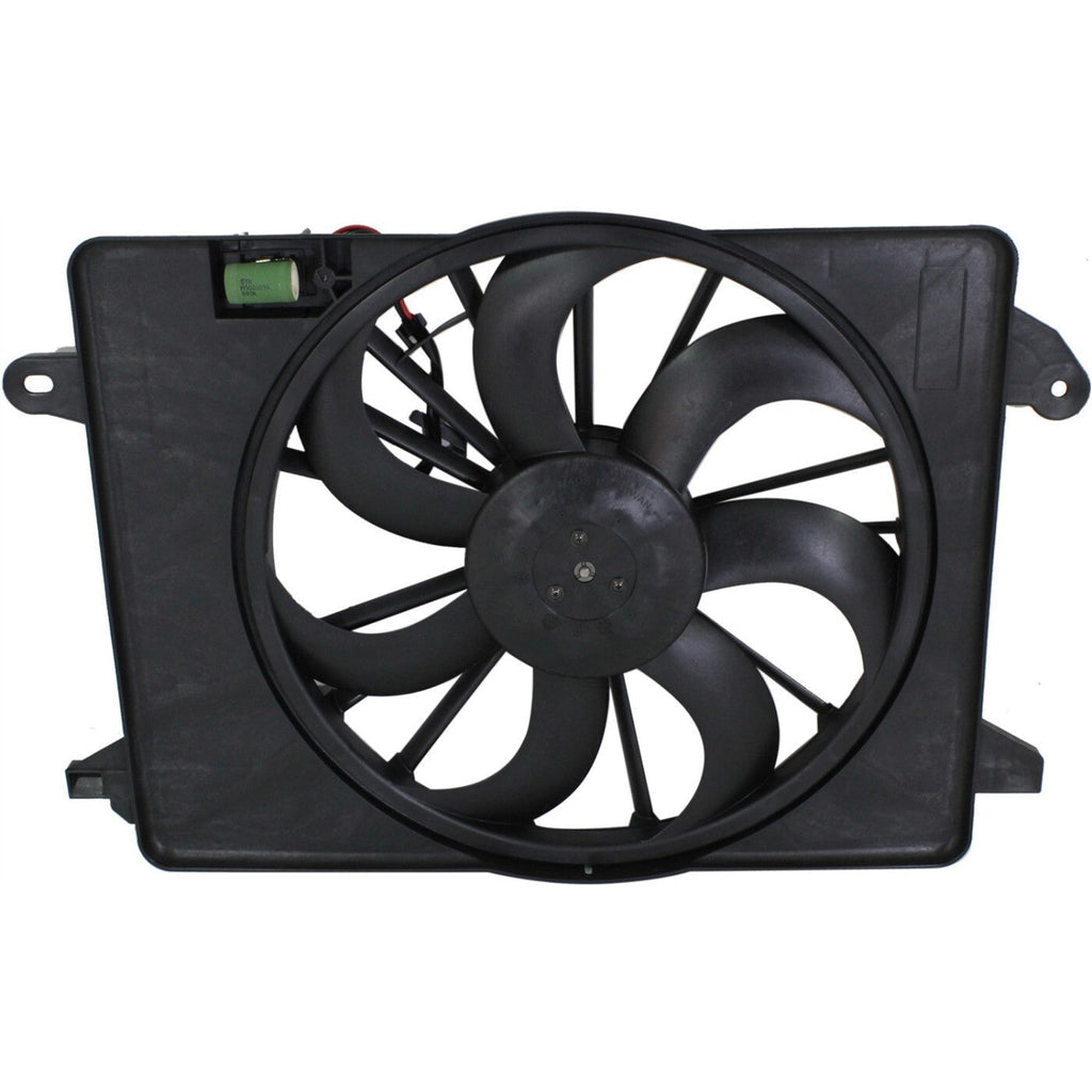 Radiator Cooling Fan Assembly For 2009-2023 Dodge Charger Challenger Single Fan
