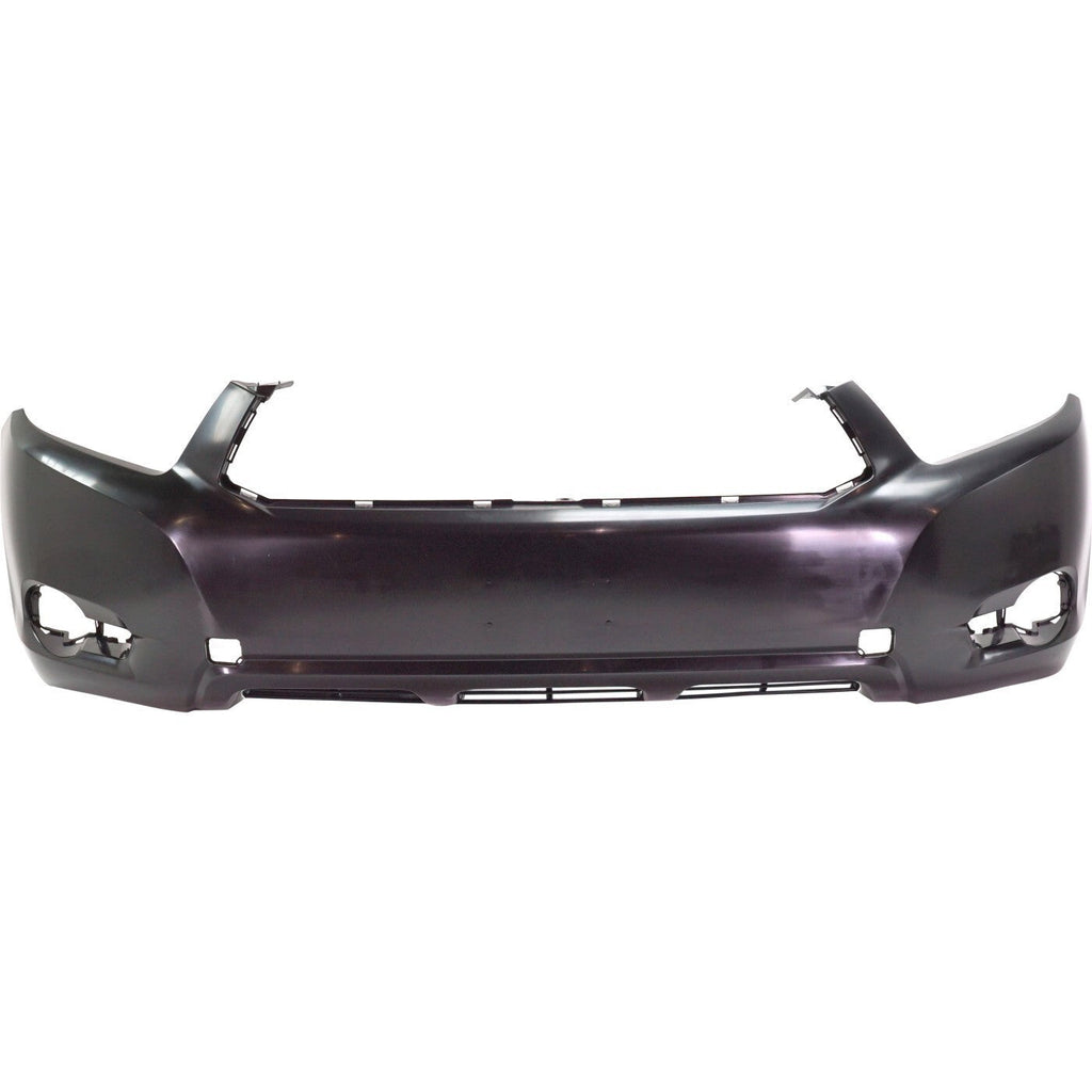 Front Bumper Cover Fascia For 2008-2010 Toyota Highlander Textured 521190E911