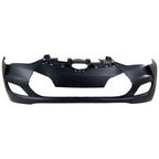 Front Bumper Cover For 2012-2017 Hyundai Veloster With Fog Lamp Holes Primed