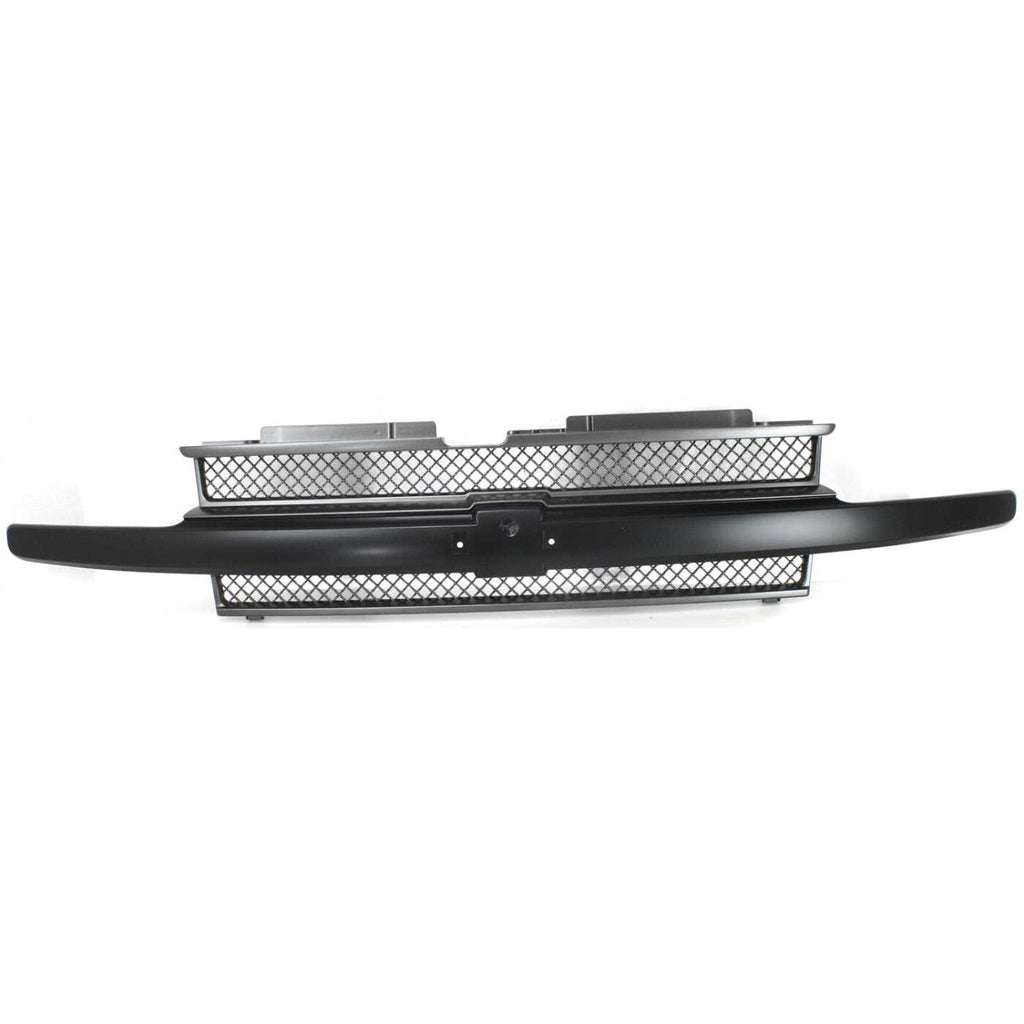 Grille For 2002-2005 Chevrolet Trailblazer and EXT Black Shell and Insert