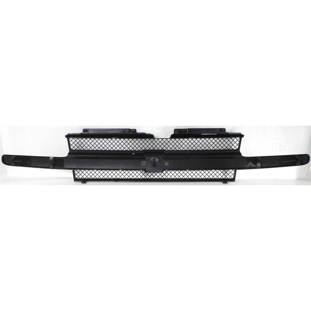 Grille For 2002-2005 Chevrolet Trailblazer and EXT Black Shell and Insert