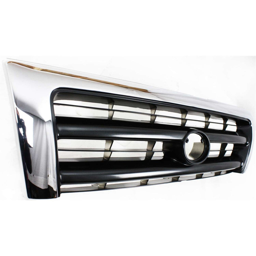 Grille Chrome & Black Center for 97-00 Toyota Tacoma Pre Runner