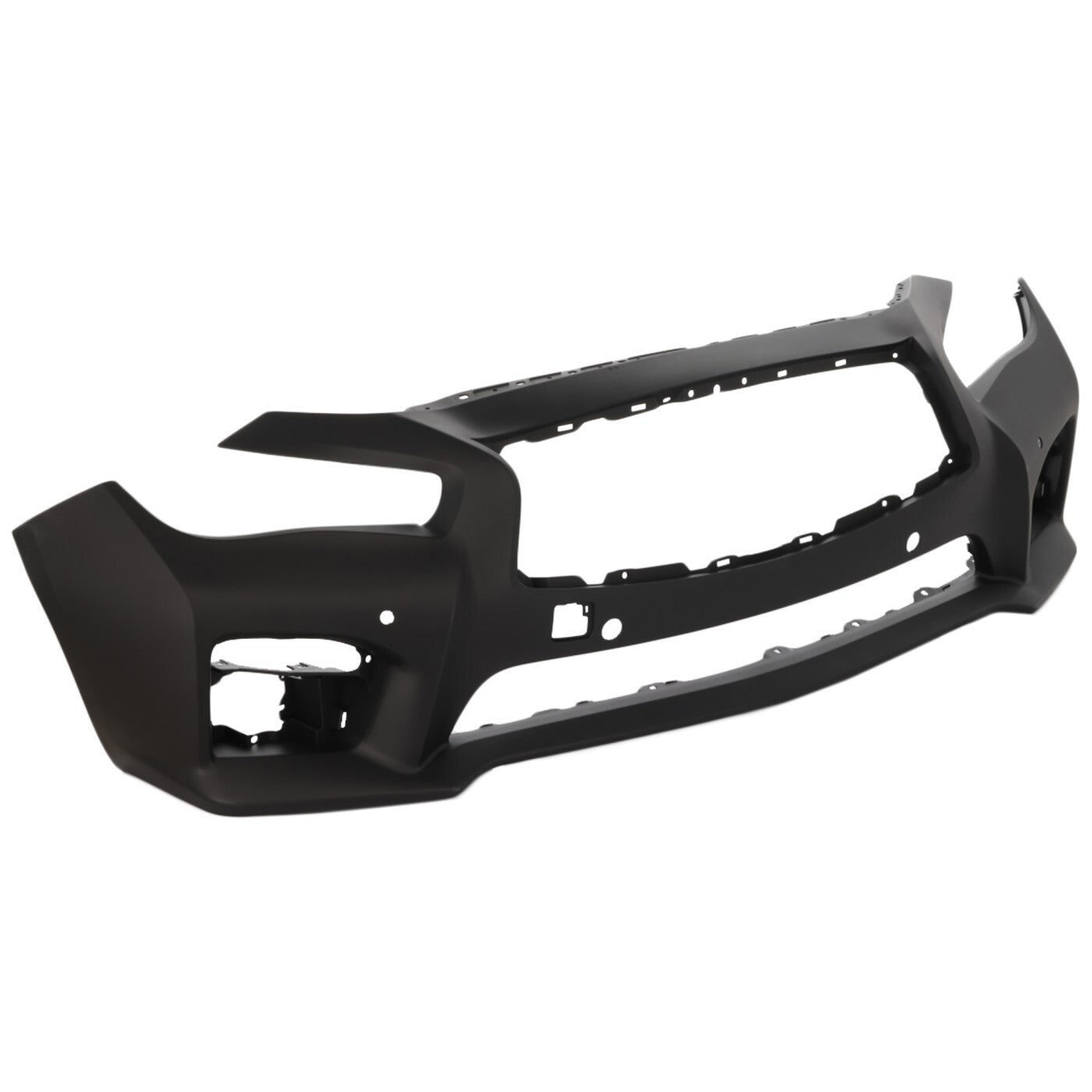 Front Bumper Cover For 2014-2017 Infiniti Q50 Primed Fascia With Object Sensor