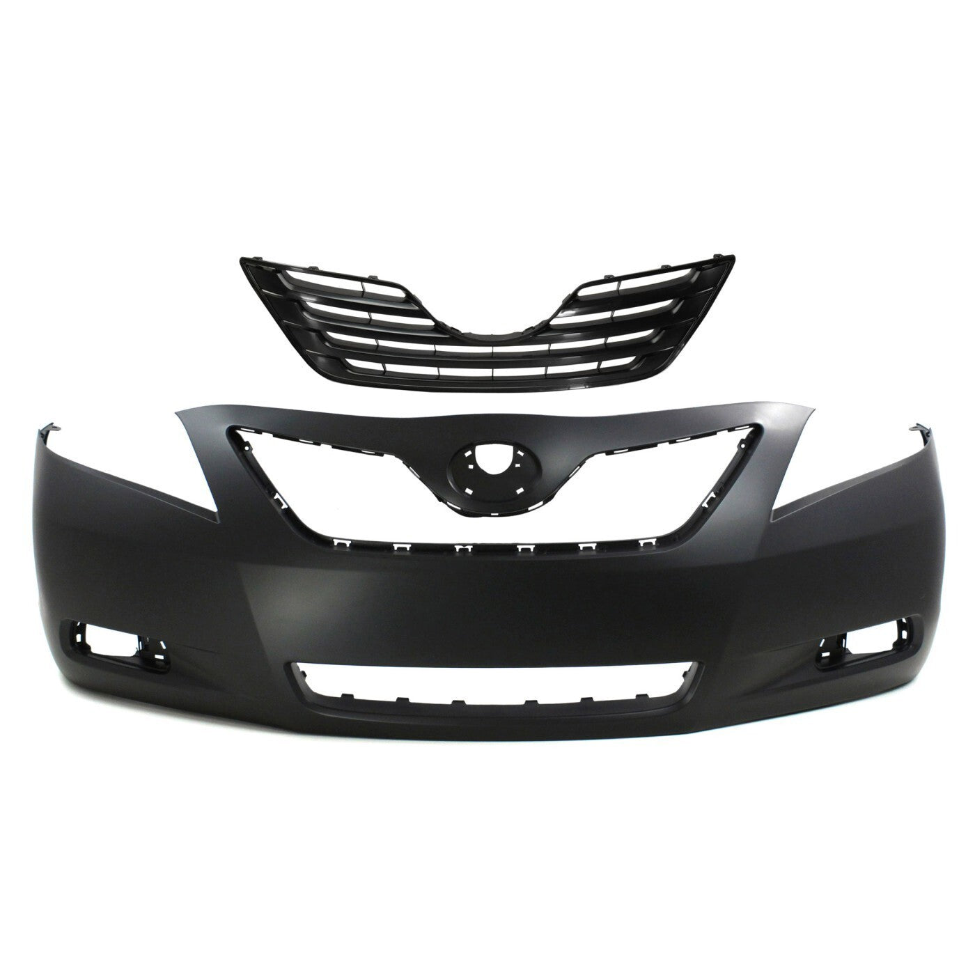 Bumper Cover Kit For 2007-2009 Toyota Camry Front Fits Models  2pc