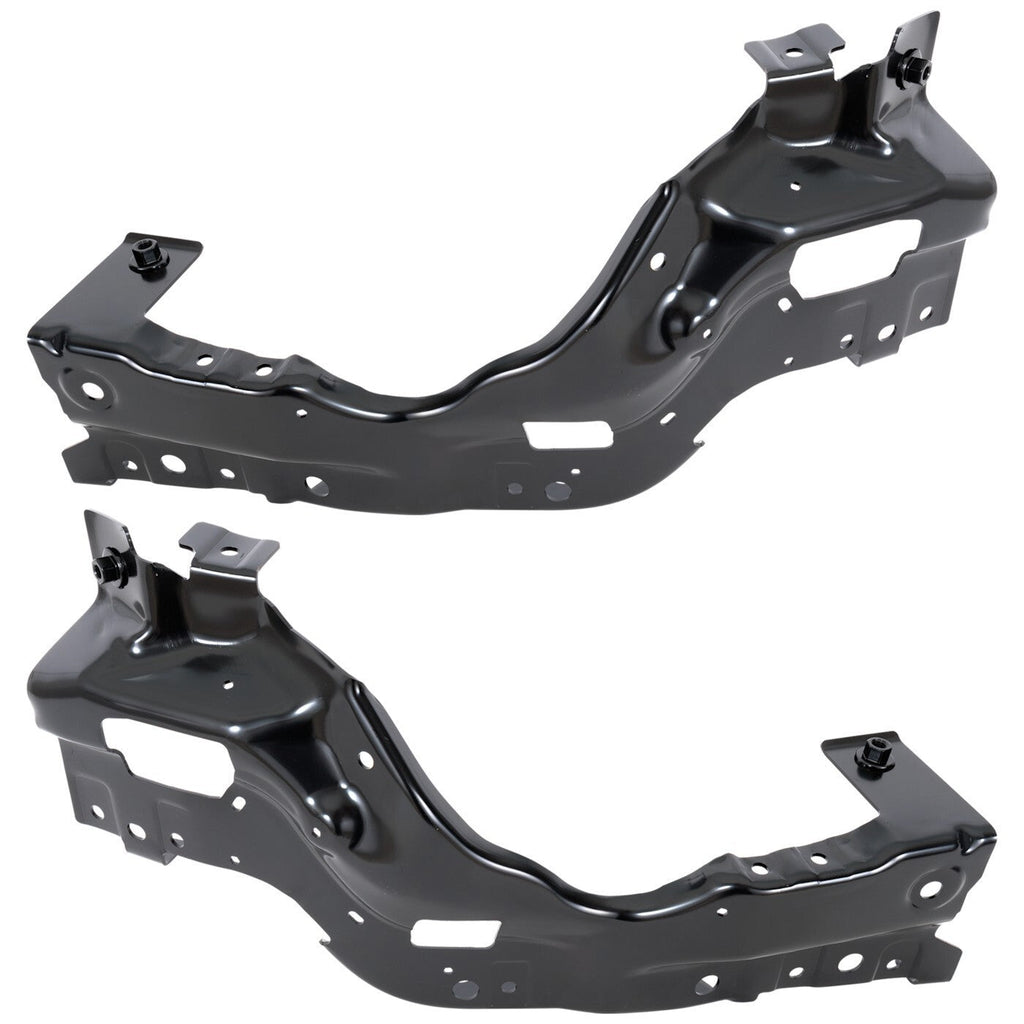 Bumper Face Bar Brackets Retainer Mounting Braces Set of 2 for Chevy Pair