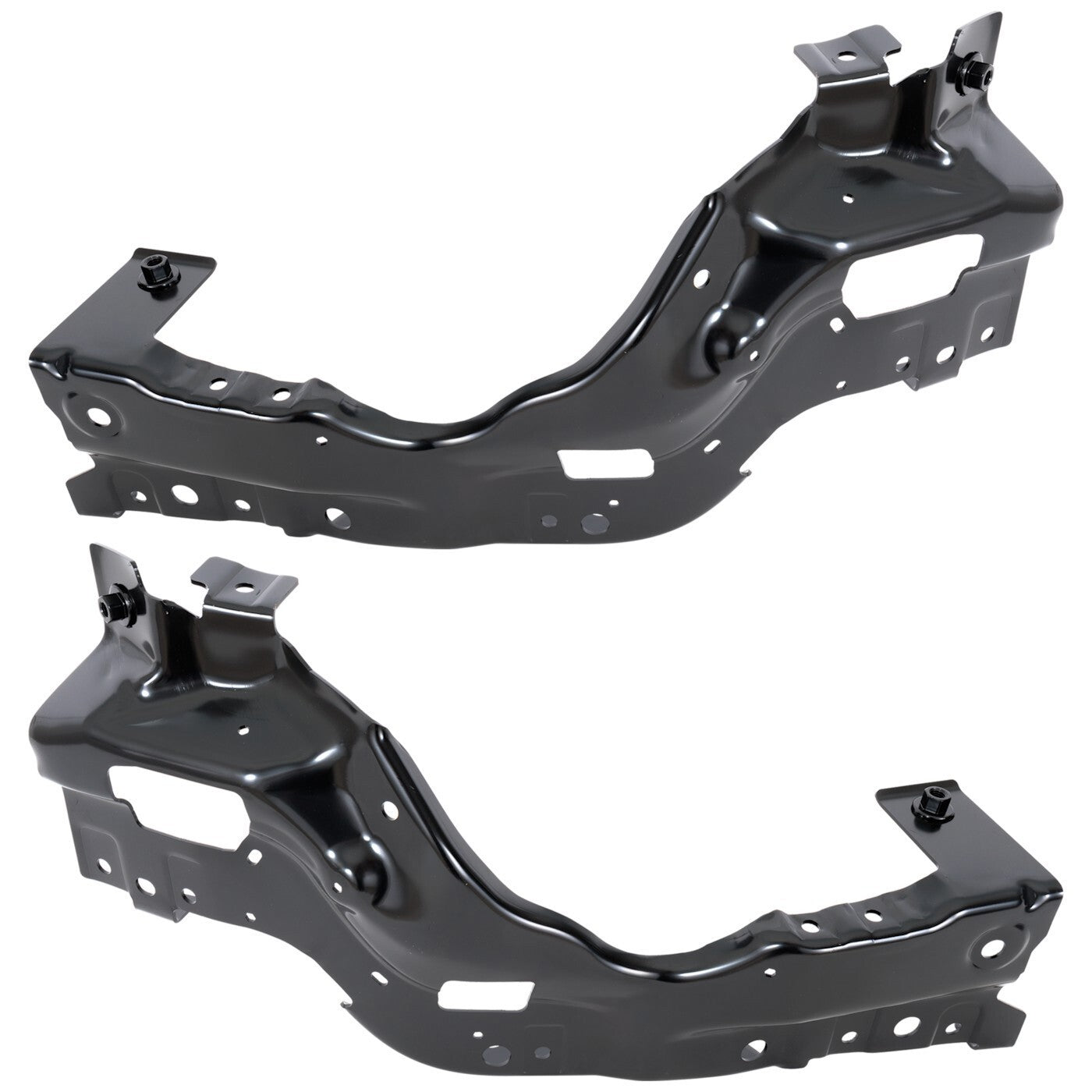 Bumper Face Bar Brackets Retainer Mounting Braces Set of 2 for Chevy Pair