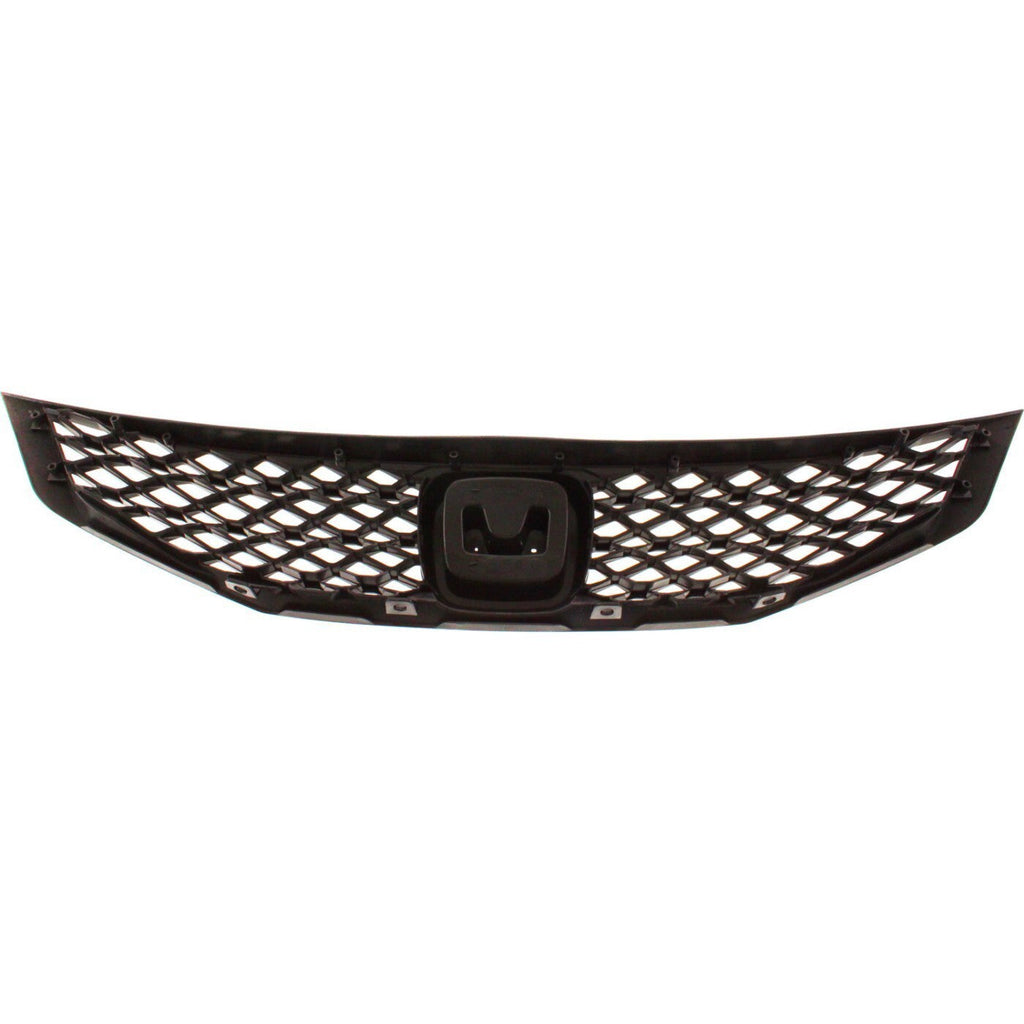 Grille Textured Black For 2009-2011 Honda Civic Coupe