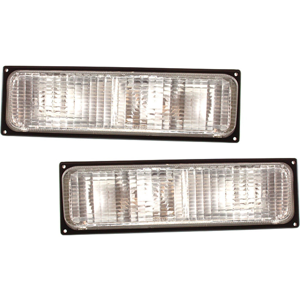 Turn Signal Light Set For 88-89 Chevy C1500 K1500 and GMC C1500 K1500 RH and LH