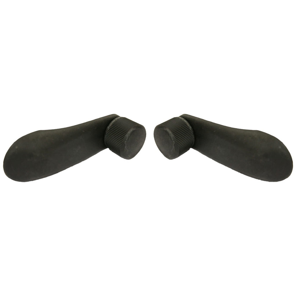 Black Window Crank Handle Pair Set of 2 for Silverado Sierra Truck Pickup