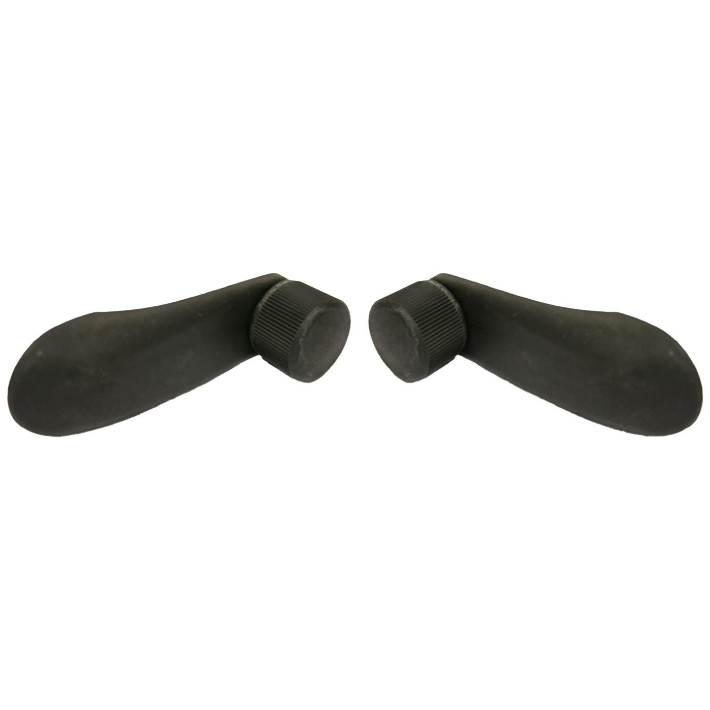 Black Window Crank Handle Pair Set of 2 for Silverado Sierra Truck Pickup