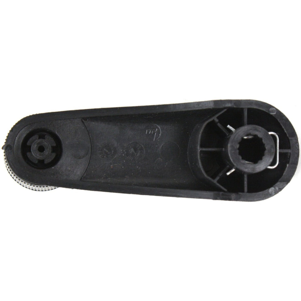 Black Window Crank Handle Pair Set of 2 for Silverado Sierra Truck Pickup