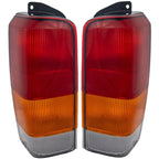 Tail Light Set For 1997-2001 Jeep Cherokee Driver and Passenger Side Halogen