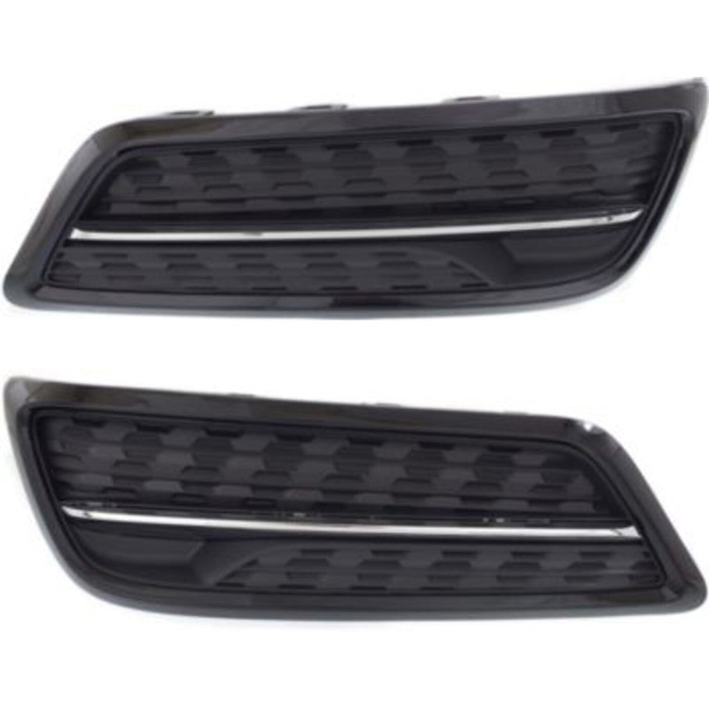 Fog Light Cover Set For 2014-2016 Acura MDX Front Driver and Passenger Side