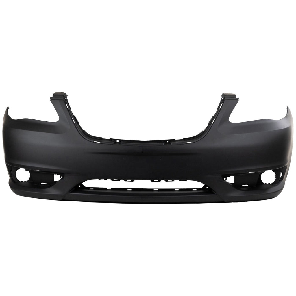 Front Bumper Cover For 2011-2014 Chrysler 200 w/ fog lamp holes Primed
