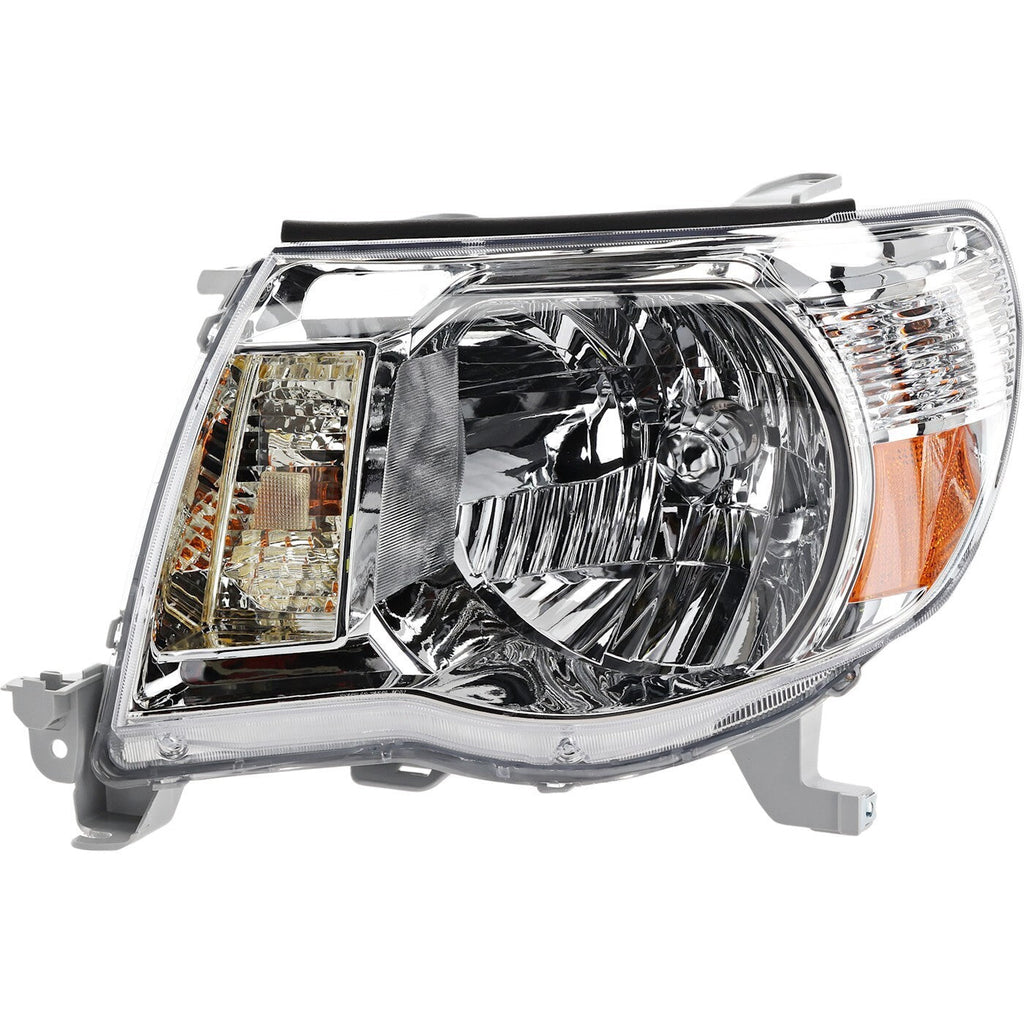 Headlight Set For 2005-2011 Toyota Tacoma Left and Right Halogen With Bulb 2Pc