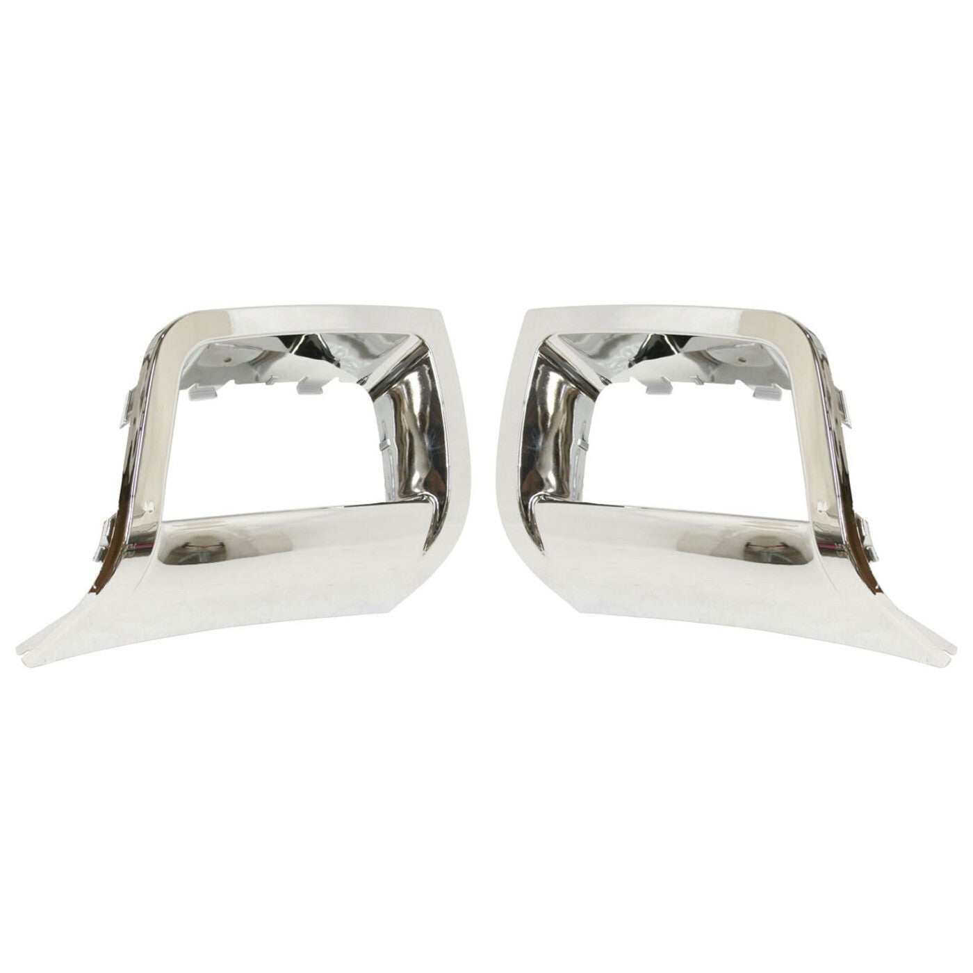 Fog Light Trim Set For 2006-2009 Chevrolet Trailblazer Left and Right Chrome 2Pc