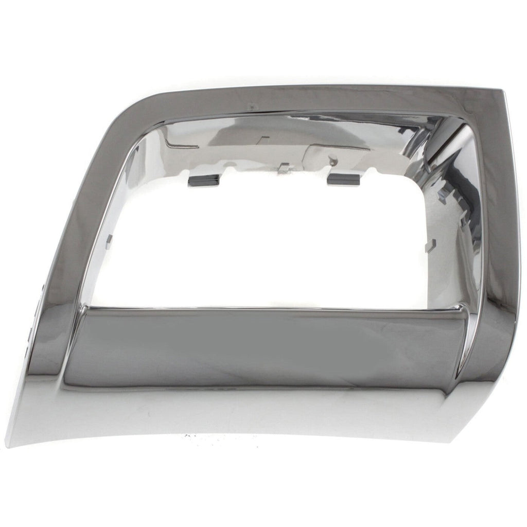 Fog Light Trim Set For 2006-2009 Chevrolet Trailblazer Left and Right Chrome 2Pc
