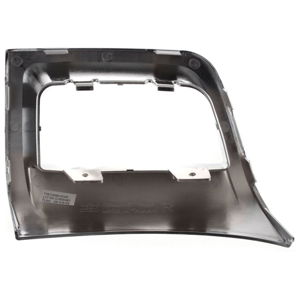 Fog Light Trim Set For 2006-2009 Chevrolet Trailblazer Left and Right Chrome 2Pc