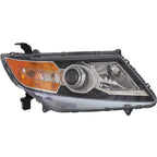 Driver and Passenger Side Headlights For Honda Odyssey 2014-2017 Halogen w Bulbs