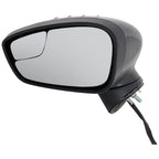 Power Mirror For 2011-2018 Ford Fiesta Left Side Manual Fold Paintable
