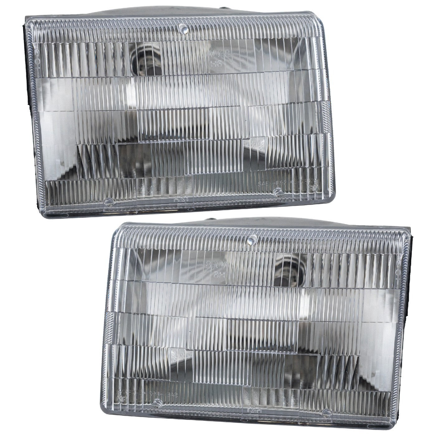 Left and Right Headlights For Jeep Grand Cherokee 1993-1998 Halogen with Bulb(s)