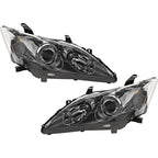 Headlight Assembly Pair Halogen For 2007-2009 Lexus ES350 Base Clear Lens