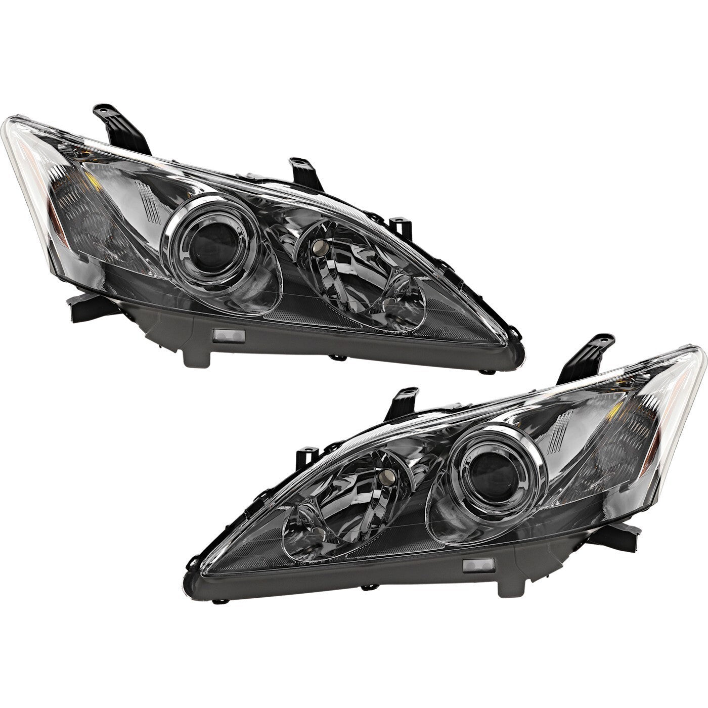 Headlight Assembly Pair Halogen For 2007-2009 Lexus ES350 Base Clear Lens