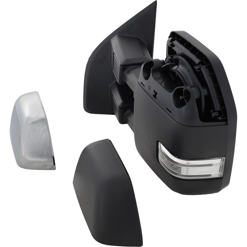 Driver Heated Mirror For 2017-2022 Ford F-250 F-350 Super Duty Textured Towing