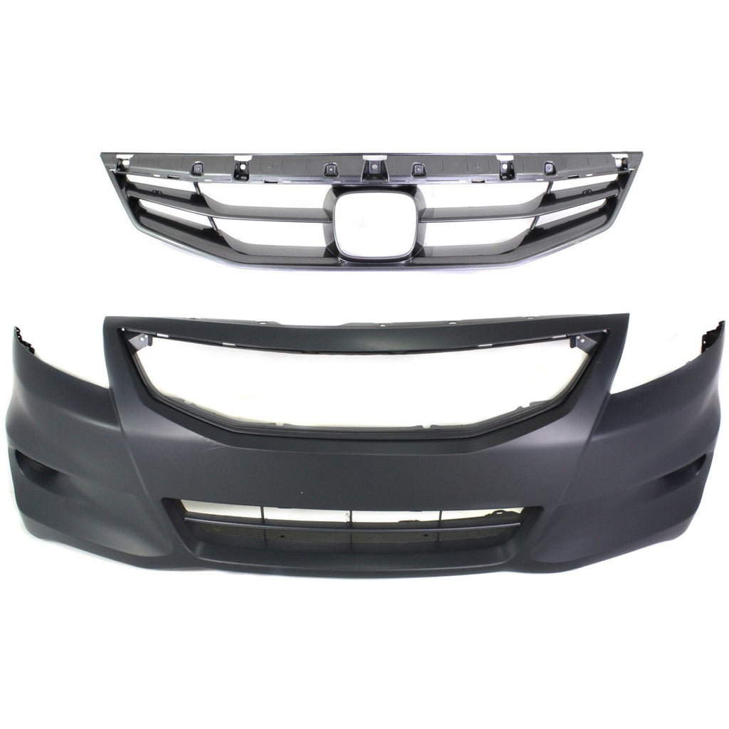 Bumper Cover Kit For 2011-2012 Honda Accord Front Coupe
