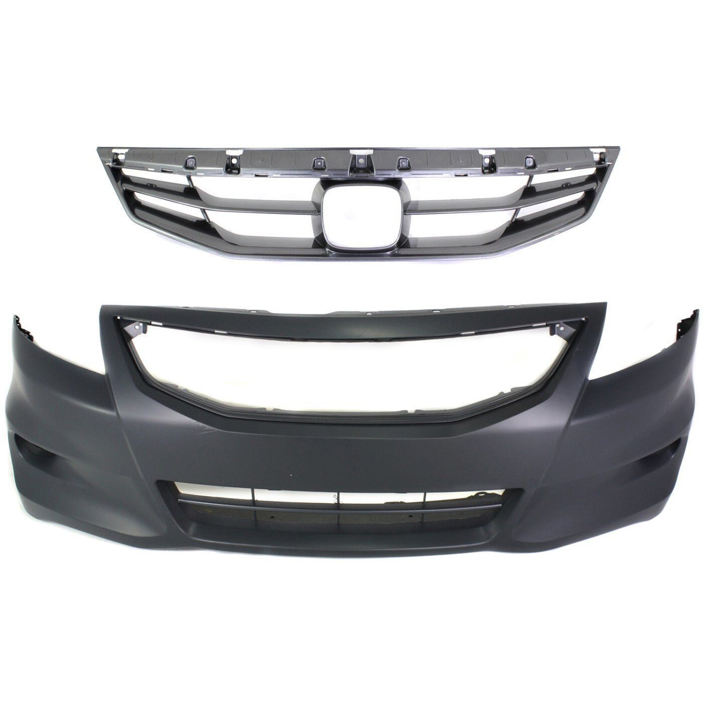 Bumper Cover Kit For 2011-2012 Honda Accord Front Coupe