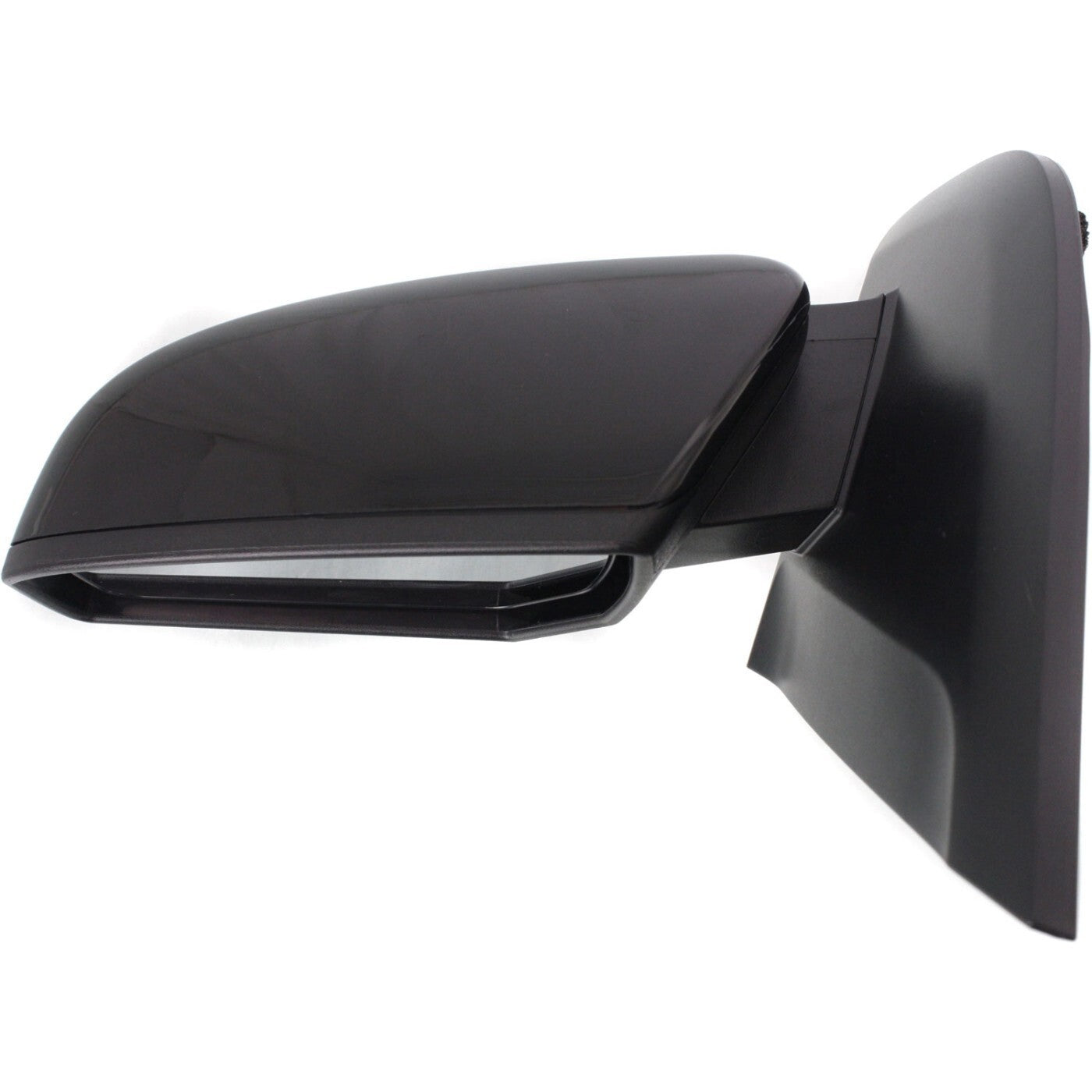 Black Power Side View Door Mirror Driver Left Side For 2007-2012 Nissan Sentra