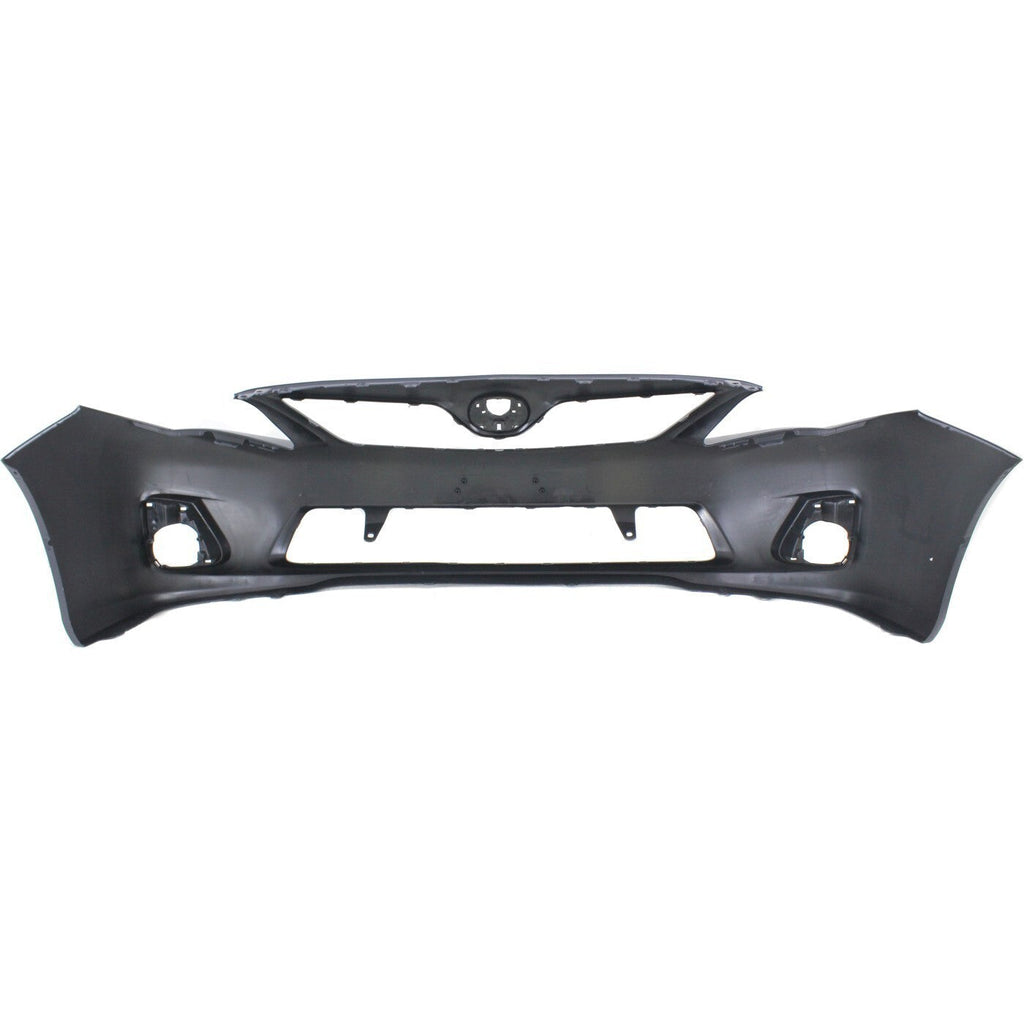 Front Bumper Kit with 2 Grilles For 2011-2013 Toyota Corolla Base CE Models
