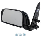 Mirror Left Side For 1995-2000 Toyota Tacoma Manual Adjust 9x5-inch Housing