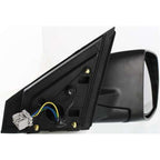 Mirror For 2007-2011 Honda CR-V Textured Black Power Glass Passenger Side