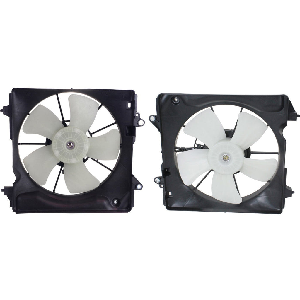 Cooling Fans Assembly Set For 2016-2022 Honda HR-V Left and Right Pair